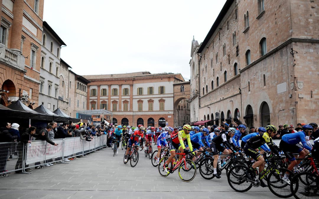 Doppia tappa della Tirreno Adriatico a Foligno in Umbria