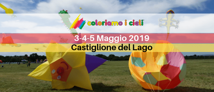 Festa degli Aquiloni a Castiglione del Lago con Coloriamo i Cieli