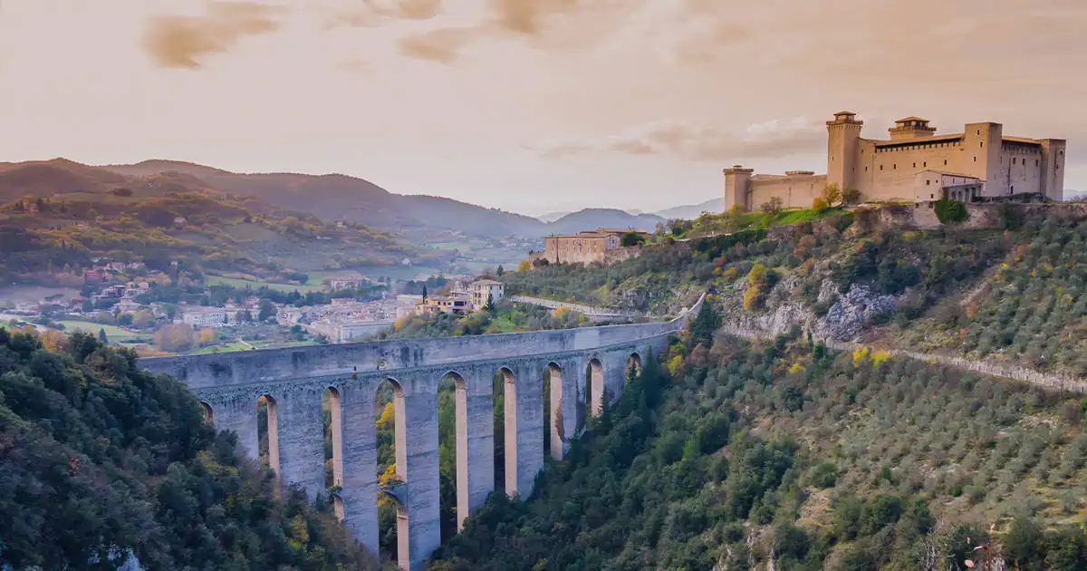 Spoleto una meta divertente e bella da visitare con i bambini in un weekend